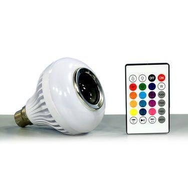 Aura Tune: Color Changing LED Bulb with Speaker & Remote | Bluetooth