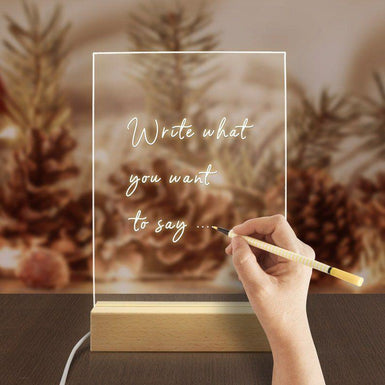 Words of Light: Personal Message Writing Lamp
